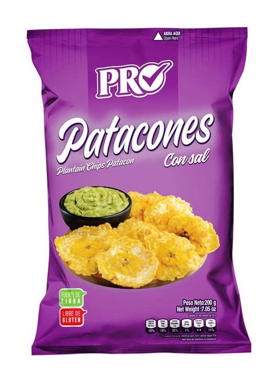 Chips di platano Patacones - PRO 200g.